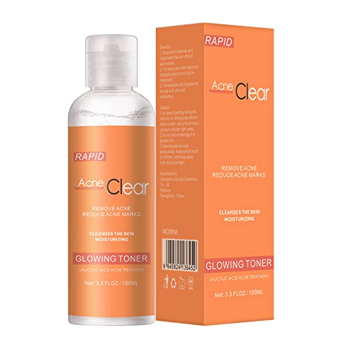 Acne Treatment Rapid Clear Acne Toner Face, Back Acne Treatment Hormone Cystic Acne Spot Treatment, Toner For Acne Prone Skin, Clarifying Solution With Salicylic Acid, Pimple Treatment For Face Body #TOP28