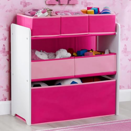 Image of Delta Children 6-Bin Toy Organizer Kids Storage Unit with Removable Bins