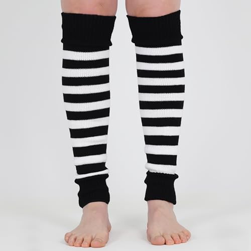 Image of Mysocks Leg Warmers Extra Soft Stylish Fancy Winter 80s Party Dance Neon Long Legwarmers for Women Girls Ladies