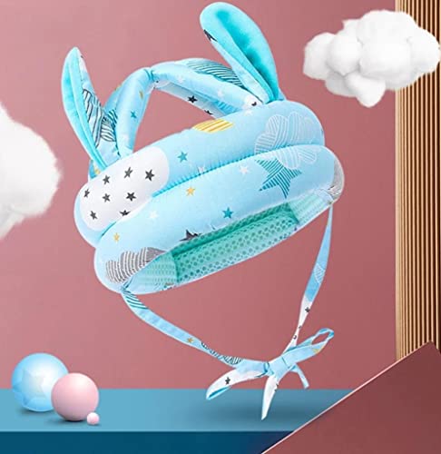 Bebê Chapéu Anti-colisão Protetor Ajustável Cabeça (Castelo Rosa)