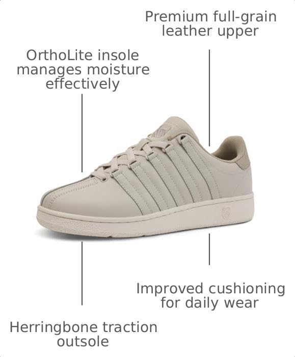 Image of K-Swiss Men's Classic VN Leather Sneaker