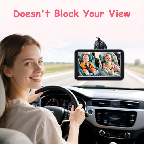 Befumly Baby Car Camera Recording: HD 1080P Dual Backseat Cameras with 7” Split-Screen Display の商品画像 7