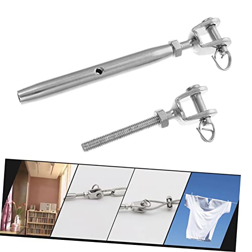 Tensores para Cables de Cuerpo Cerrado Tornillo de Acero Inoxidable para Interior y Exterior Uso en Camping y Ajustes de Cable miniatura 4