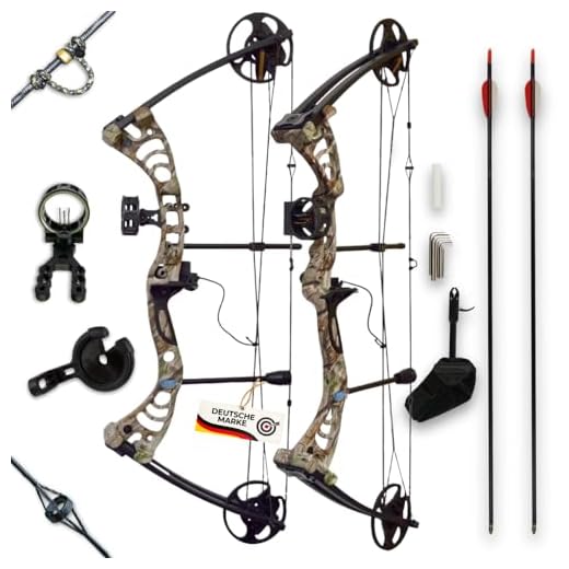 STRONGBOW Compoundbogen GECKO - 30-55 lbs (camo), Bogenschießen, Jagdbogen, Sportbogen, Erwachsene