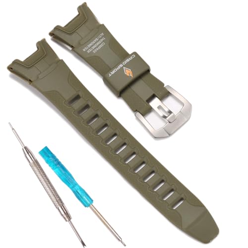 Bracelet résine Casio PRW-1300 pour remplacer un bracelet cassé ou usé