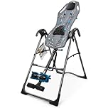 TEETER FitSpine X1 Inversion Table, Decompression Surface for Full-Body Stretch, Ergo Embrace Ankle Supports, Integrated Accessories, UL Safety Certified, Heavy-Duty 136 kg Capacity