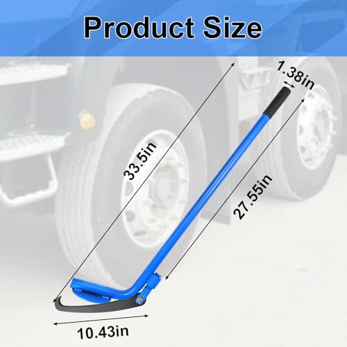 Image of Tire Changing Tool, Heavy Duty Truck Tire Demount Tool, Upgraded Semi Tire Removal Tool for Cars Trucks Trailers Buses Blue (A)