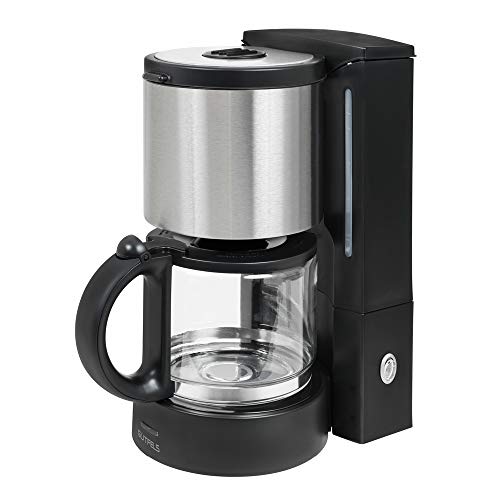 Gutfels Kaffeemaschine KA 8101 swi | 1080 Watt | Kapazität 10 Tassen | Automatische Abschaltung | Tropfstopp | Wasserstandsanzeige | Schwarz-Edelstahl | Kaffee
