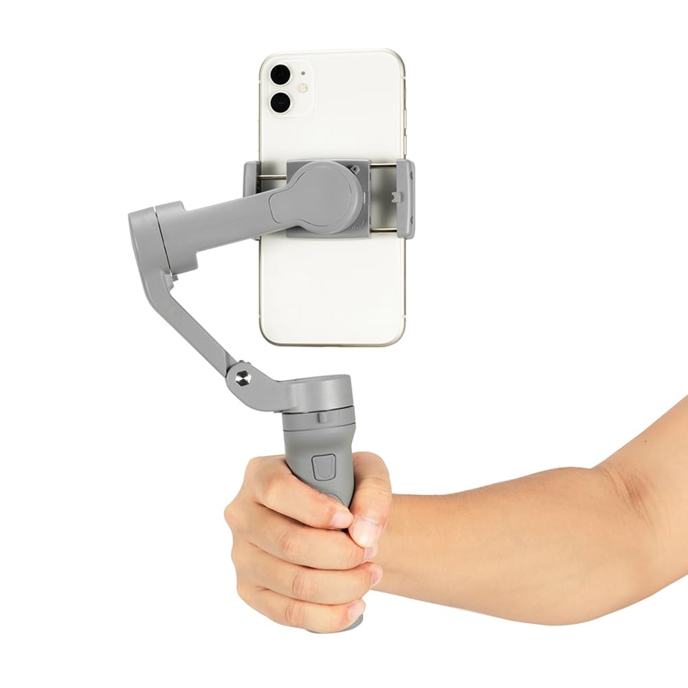 Jimenez Estabilizador Portátil F5 de 3 Ejes con Seguimiento para Vídeos Cortos y Vlogs Portátil y Plegable Gris