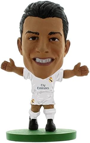 SoccerStarz Real Madrid Fc Cristiano Ronaldo Figure (2 Inches, Multicolour),Net, Polyvinyl Chloride
