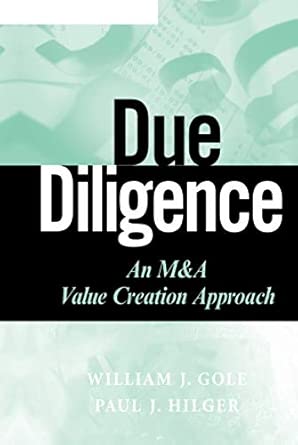 Due Diligence: An M&A Value Creation Approach: 476-Wow! eBook