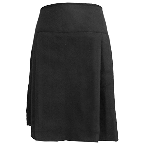 Womens Black 23 inch Plaid Kilt Skirt Size US 62