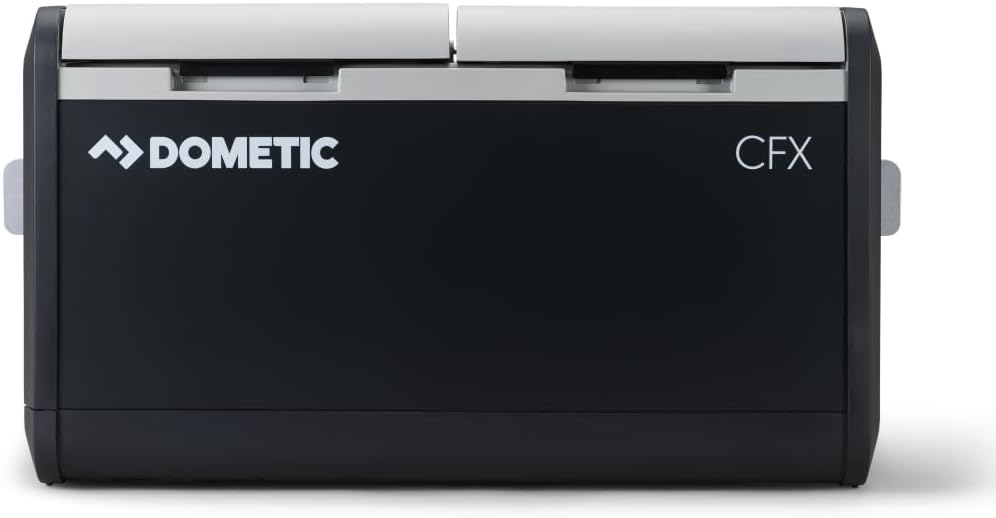 Dometic CFX3 95DZ, 95 Liter Dual Zone Portable Refrigerator and Freezer, Powered by AC/DC or Solar