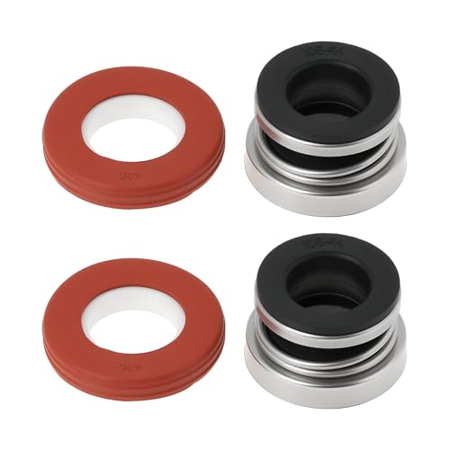eMagTech 2 Stücke 14mm Schraubenfeder Gummidichtung für Wasserpumpe Gleitringdichtung 9x23mm/24x30mm