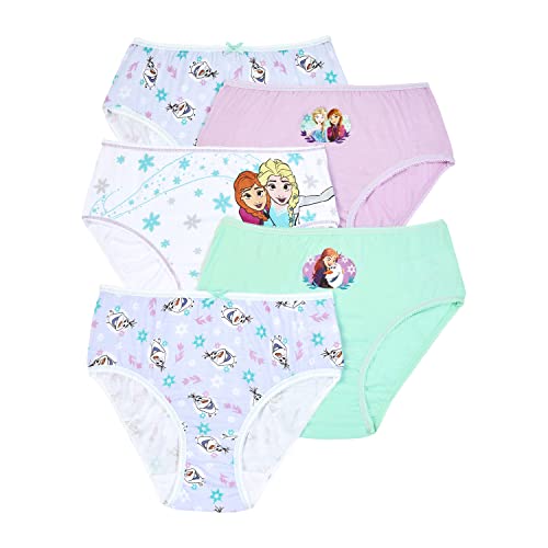 Disney La Reine des neiges Culottes pour filles, lot de sous-vêtements pour filles, âge de 3 à 9 ans, Multicolore, 5-6 ans