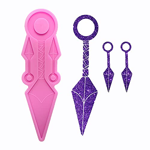 Shiny Glossy Kunai Knife Shape Earrings Silicone Molds for DIY Defense Tools Craft Keychain Polymer Clay Mold Necklace Epoxy Pendant Jewellery Resin Crafting Making Backpack Cake Decor Fondant Mould Shiny Glossy Kunai Knife Shape Earrings Silicone Molds for DIY Defense Tools Craft Keychain Polymer Clay Mold Necklace Epoxy Pendant Jewellery Resin Crafting Making Backpack Cake Decor Fondant Mould