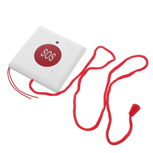 Abaodam Notrufknopf Für Senioren Mit Kordel Tastenassistent Für Notfälle Große Taste Für Einfache Bedienung Geeignet Für Hause Und Unterwegs