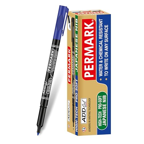 Image of ADD Gel Permark Marker Pack Of 10 Pcs (Blue)