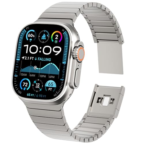 Bracelet Apple Watch acier inoxydable idéal pour le bureau et les grandes occasions