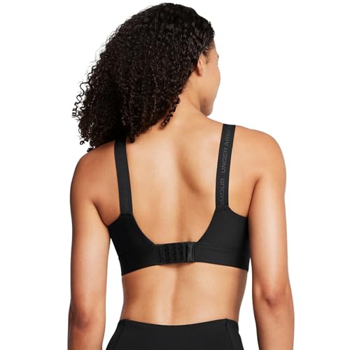 Under Armour Womens Infinity High Impact Sports Bra, (002) Black / / Black, X-Large D-DD4