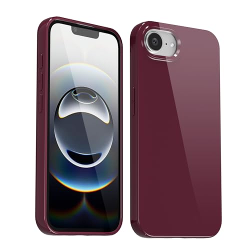 Coque silicone iPhone 16e flexible et antichoc avec protection en gel brillant