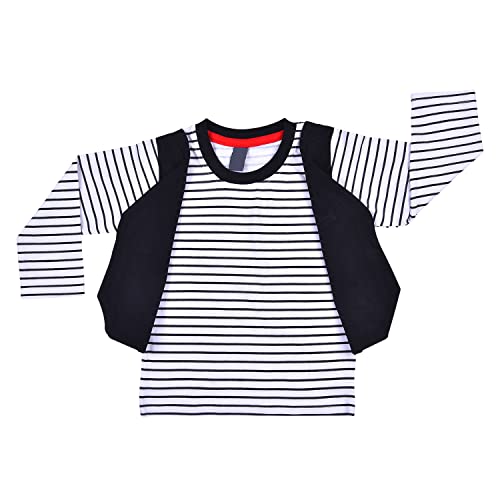 Image of Wish Karo Full Length Cotton Blend Shirt and Pant for Baby Boys (hfs598)