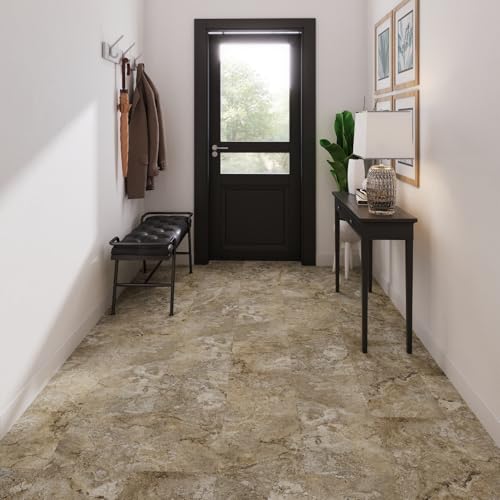 Lucida Surfaces Luxury Vinyl Flooring | Stone Look Tiles | Interlocking Flooring | DIY Friendly | MaxCore Terra | 16 sqft | 12"x24" | Box of 8 - Thumbnail 2