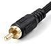OCR RCA Splitter Cable 1 Male to 2 Female Y Adapter, 10-Inch/25CM Gold Plated OFC Dual Shielding Audio Cable for Subwoofer/Speakers/Home Theater - 2 Pack with Flexible PVC Jacket