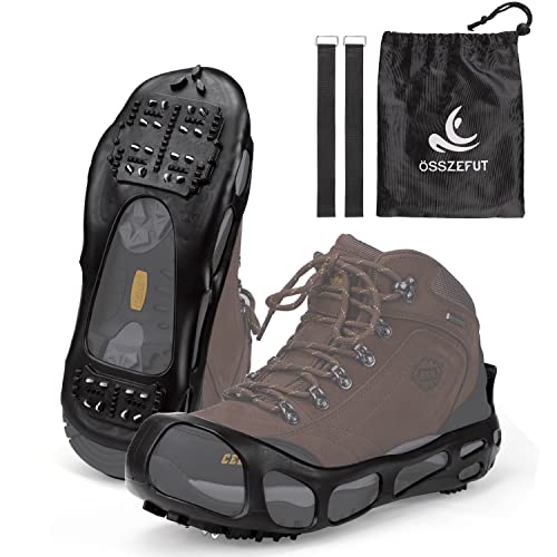 ÖSSZEFUT Ice Cleats Snow Walking Traction Cleats Crampon Rubber Anti