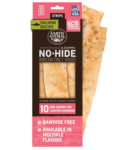Earth Animal No Hide Strips - Rawhide Free Dog Chews