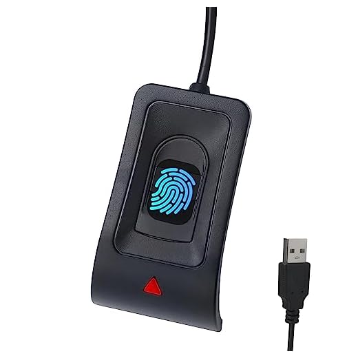 JIANBOLAND Lettore di impronte digitali USB per Windows10/11, installazione automatica del driver plug-and-play Windows Hello con cavo di prolunga da 1,5 m, funzionamento senza password di Windows
