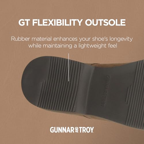 Gunnar and Troy Sentinel Soft Leather Mens Dress Shoes | Classic Lace-up Wingtip Oxford Shoes | Classic Modern Leather Shoes for Men4