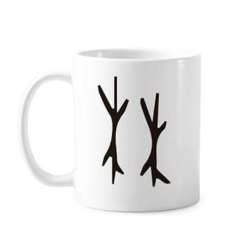 DIYthinkerBone Inscription Chinese Surname Character Lin Mug Pottery Cerac Coffee Porcelain Cup Tableware