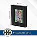 BCW Interlocking Card Frames - Black | Interlocking Frames Ideal for Collectibles, Trading Cards, and Memorabilia | Wall Display Frame (Standard Cards - 6 Pack)