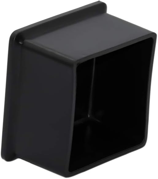 Flyshop Furniture Table Feet Covers Chair Leg Caps Floor Protector Non-Marking PVC Tips, Black, Square, 2-Inch, 50 mm, 8 PCS