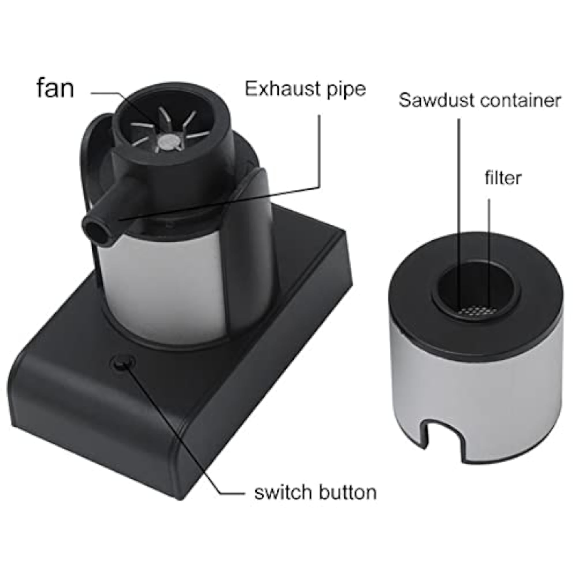 Smoker Machine, Button Switch Easy To Operate Handheld Portable Cocktail Smoker