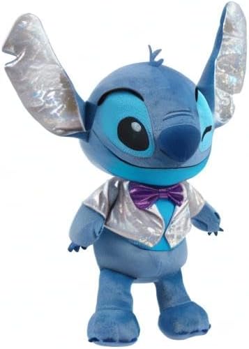 Miniatura 7 de Just Play Disney100 Years of Wonder Stitch - Muñeca de peluche grande con licencia oficial para niños de 2 años en adelante