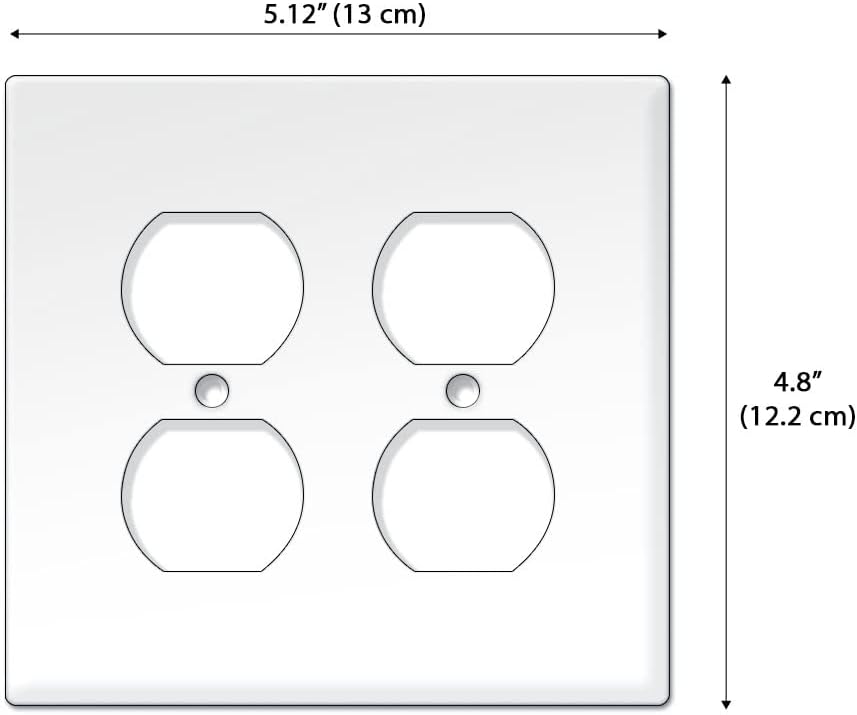 WIRESTER Double Duplex Outlet Cover Wall Plate/Switch Plate - Sunflowers Flowers