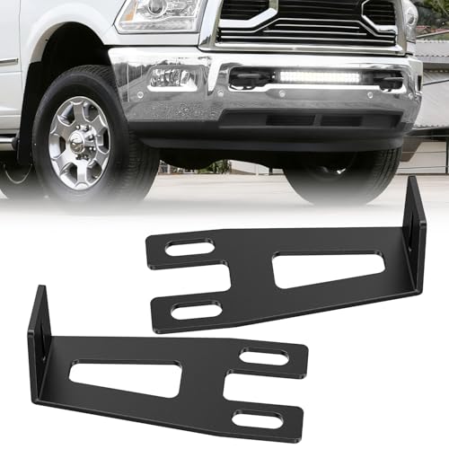 Nilight Front Lower Hidden Bumper Mounting Brackets for 20inch Straight