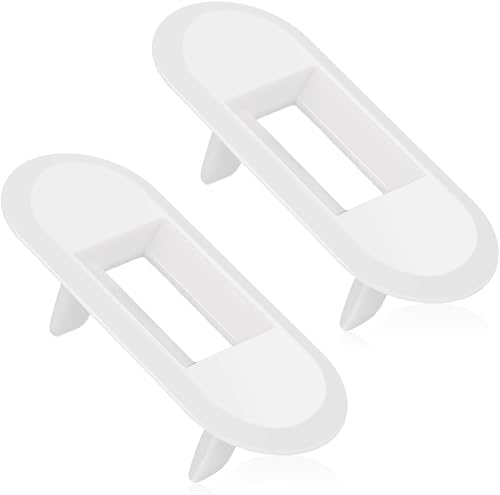 WH01X24381 4502680 Bisel de bloqueo de la tapa de la lavadora, pieza de repuesto para lavadora GEHotpoint de carga superior (paquete de 2)