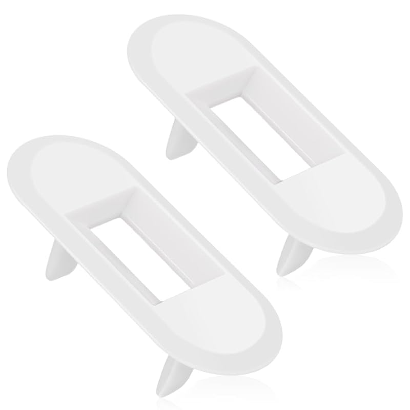 Moldura do bloqueio da tampa WH01X24381 para lavadora GE e Hotpoint de abertura superior Reyhoar, pacote com 2