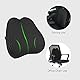 Livtribe Rückenkissen,Memory Foam Lendenkissen Auto,Ergonomisches Lendenwirbelstützkissen für Bürostuhl,Autositz,Rollstuhl (schwarz)