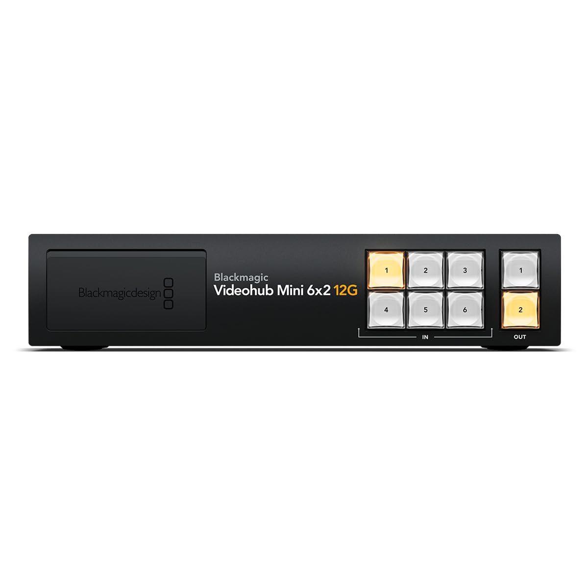 Blackmagic Design Videohub Mini 6x2 12G (BM-VHUBSMTI12G0602)