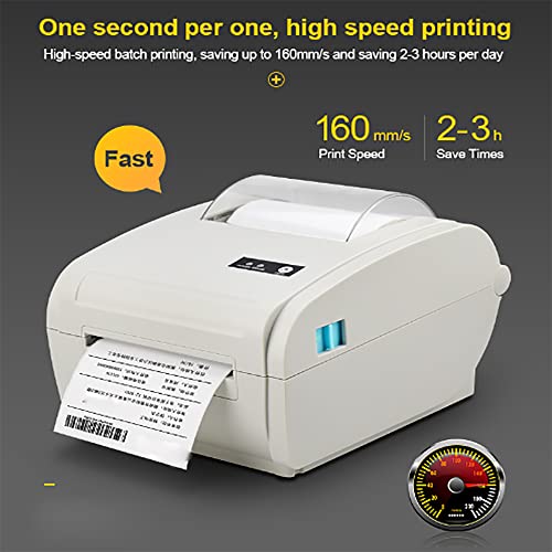 Stampante per etichette, Macchina da stampa termica portatile con indicatore luminoso, Carta di prova automatica, Posizionamento accurato delle misurazioni, Stampa ad alta velocità per codici a barre