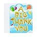 Iconikal Jumbo Greeting Card With Envelope, A Big Thank You, 11 x 14-Inch