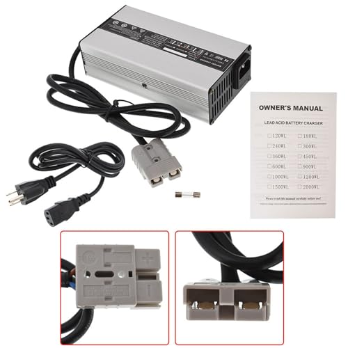 Image of munirater 36V 5A Golf Cart Battery Charger with SB50 Style Plug Replacement for 83-94