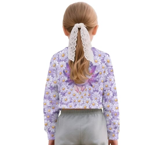 Ystardream Long Sleeve Shirts for Girls Crop Tops Toddler Girl Fall Winter Clothes2