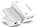 Price comparison product image TP-Link TL-WPA4220KIT 2-Port Powerline Adapter WiFi Starter Kit, Range Extender, Broadband/WiFi Extender, WiFi Booster/Hotspot, No Configuration Required, UK Plug (Renewed)