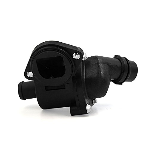 Uxcell New Black Thermostat Housing Assembly W Sensor 06B121111K For A4 1.8L 2002-2006 #TOP4