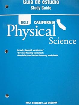 Paperback Holt Science & Technology California: Guia De Estudio/Study Guide Grade 8 Physical Science Book